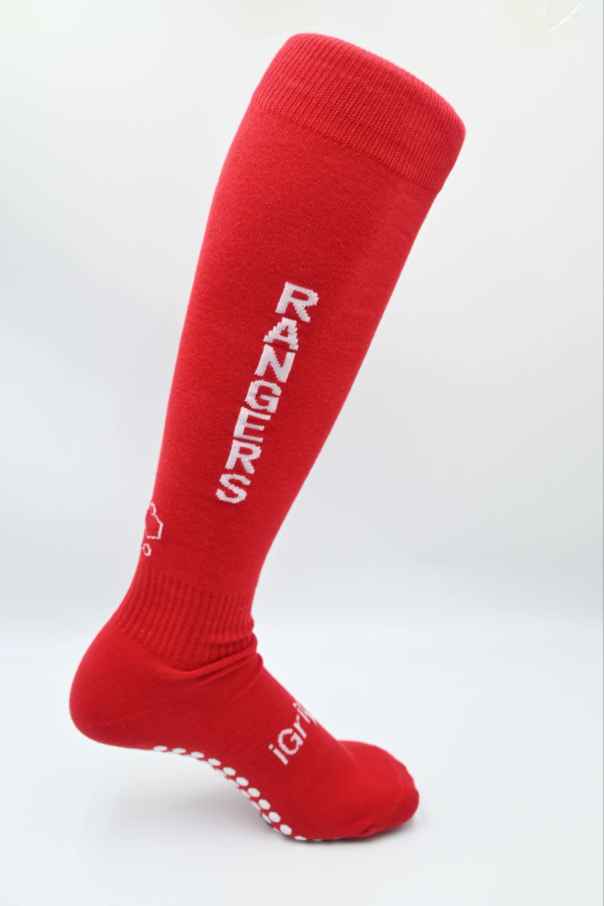 Custom grip socks made for Narellan Rangers Soccer Club, photo 1